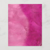 seashell - logo op roze ontwerp flyer (Achterkant)