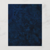 seashell - logo over blauw ontwerp flyer (Achterkant)