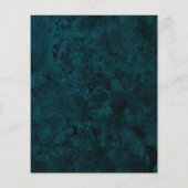 seashell - logo over blauwgroen ontwerp flyer (Achterkant)