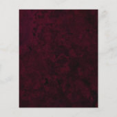 seashell - logo over het ontwerp van de burgundy flyer (Achterkant)