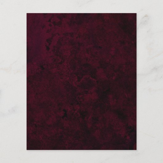 seashell - logo over het ontwerp van de burgundy flyer (Achterkant)