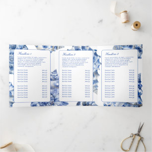 Seashell Logo Trifold Brochure Drieluik Kaart