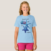 Seashell Lover Girl All T-Shirt (Voorkant volledig)
