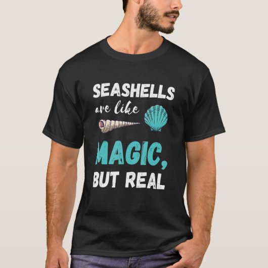 Seashell Magic Clamshell Seashell Collector Zee Sh T-shirt (Voorkant)
