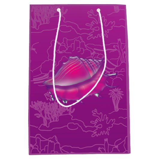 Seashell Medium Cadeauzakje (Voorkant)