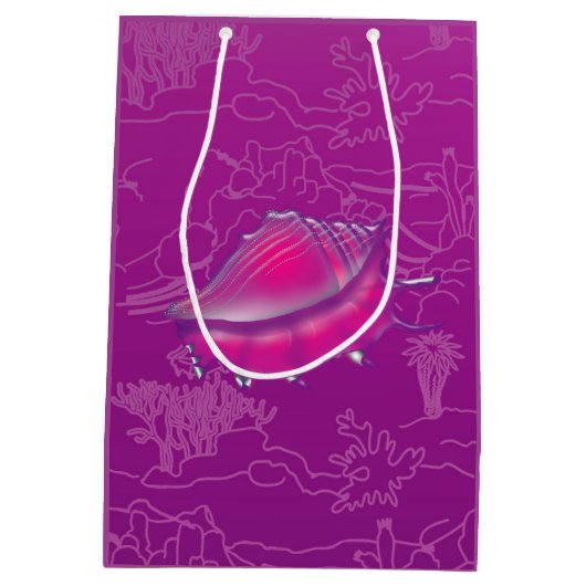 Seashell Medium Cadeauzakje (Achterkant)