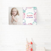 Seashell Meisjes verjaardag Spandoek (Insitu)