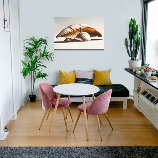 Seashell Mushroom Canvas Muurkunst