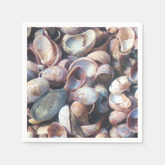 Seashell Napkin Servet (Voorkant)