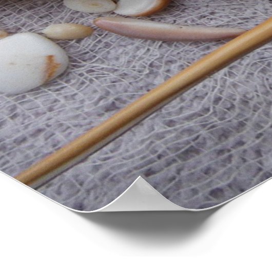 Seashell, Nautical, Beach, Summer, Custom Poster (Hoek)