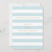 Seashell Nautisch strand bruiloft | Vrijgezellenfe Kaart (Achterkant)