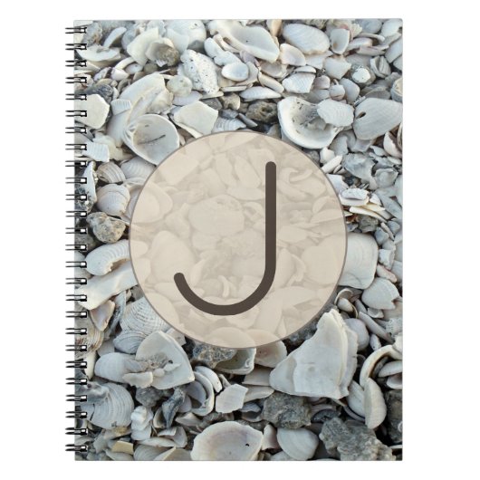 Seashell Notes Initial Design Notitieboek (Voorkant)