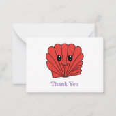 Seashell Notitiekaartje (Voorkant)