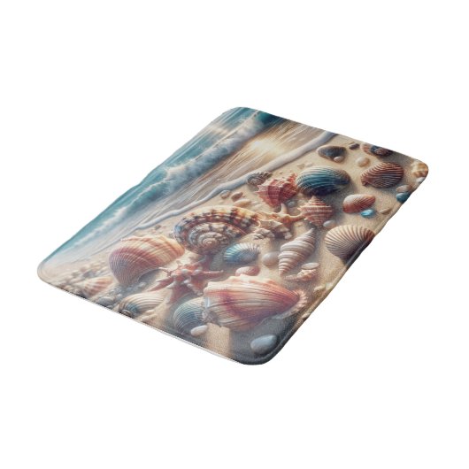 Seashell Ocean Beach Badmat (Gekanteld)