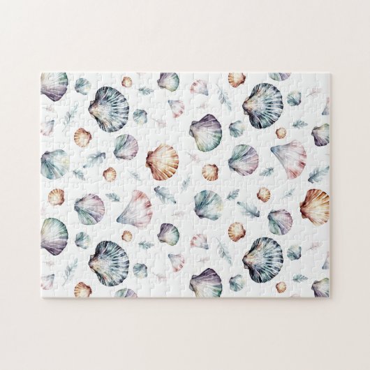 Seashell Ocean Beach Zee Shell Design 358 Legpuzzel (Horizontaal)