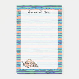 Seashell op maat 4 x 6 post-it® notes
