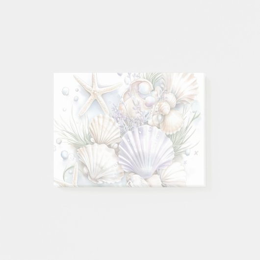 Seashell-opmerkingen Post-it® Notes (Voorkant)
