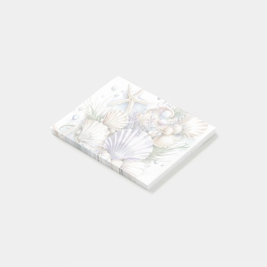 Seashell-opmerkingen Post-it® Notes (Schuin)