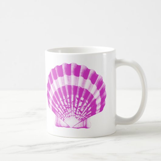 Seashell - orchidee en wit koffiemok (Rechts)