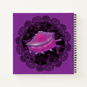 Seashell Paars Notitieboek (Achterkant)