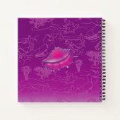 Seashell Paars Notitieboek (Achterkant)