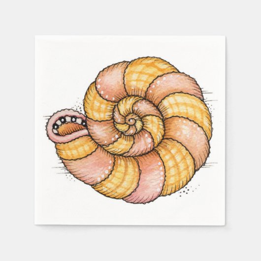 Seashell - Papier Napkins Servetten (Voorkant)