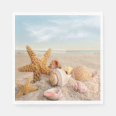 Seashell party servetten (Voorkant)