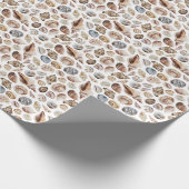 Seashell-patroon Cadeaupapier (Hoek)