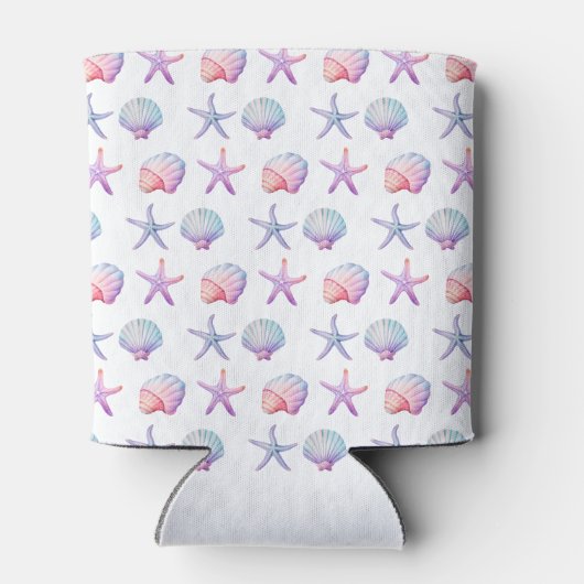 Seashell Pattern Blikjeskoeler (Achterkant)