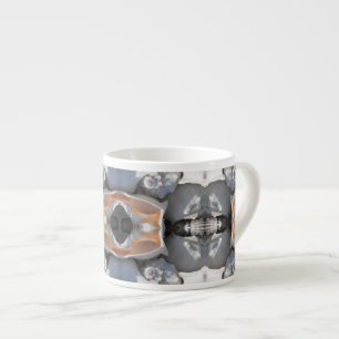 Seashell Pattern Espresso Kop