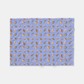 Seashell Pattern Fleece Deken (Voorkant (Horizontaal))