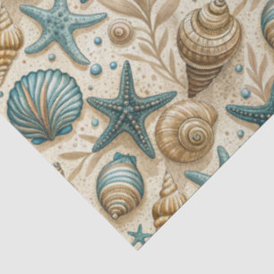 Seashell Pattern Tissue Paper Tissuepapier