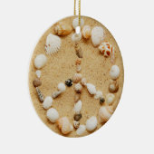 Seashell Peace Sign Ornament (Rechts)