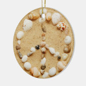 Seashell Peace Sign Ornament (Links)