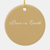 Seashell Peace Sign Ornament (Achterkant)