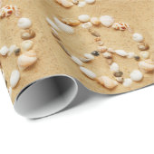 Seashell Peacesign Cadeaupapier (Rol Hoek)