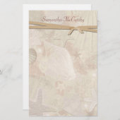  Seashell Personal Stationery Briefpapier (Voorkant / Achterkant)
