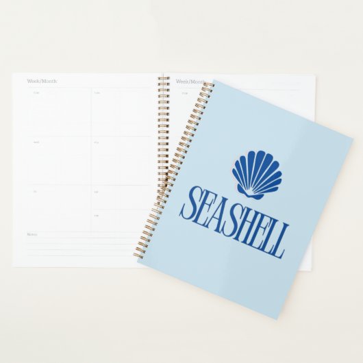 Seashell Planner (Display)