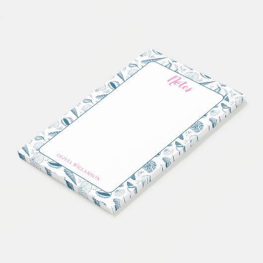 Seashell Planner pagina's om te doen lijst Post-it® Notes (Schuin)