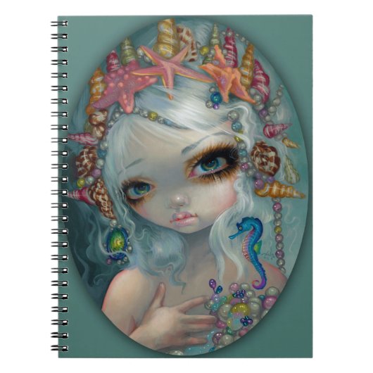 "Seashell Princess"-laptop Notitieboek (Voorkant)