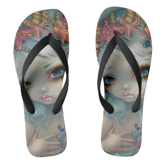 "Seashell Princess" Teenslippers (Voetbed)