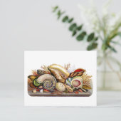  Seashell Print Briefkaart (Staand voorkant)