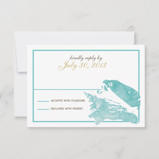 Seashell Response Kaart (Voorkant)