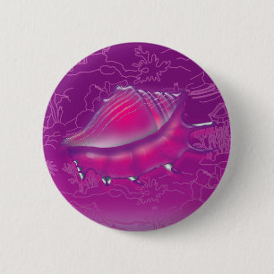 Seashell Ronde Button 5,7 Cm