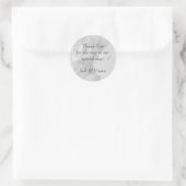 Seashell ronde Stickers (Tas)