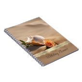 Seashell Roos Sand Notitieboek (Rechterzijde)