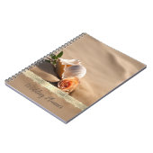Seashell Roos Sand Notitieboek (Linkerzijde)