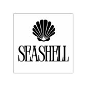 Seashell Rubberstempel (Afrduk)