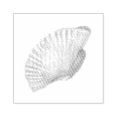 Seashell ,Scallop Shell ,Shell Rubber Stamp Rubberstempel (Afrduk)