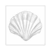Seashell ,Scallop Shell ,Shell Rubber Stamp Rubberstempel (Afrduk)